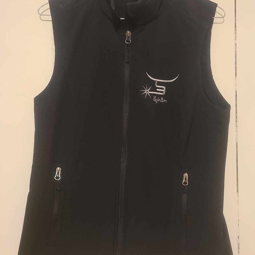 NEW WITHOUT TAGS Medium Women's Black Spin'Em Western Vest